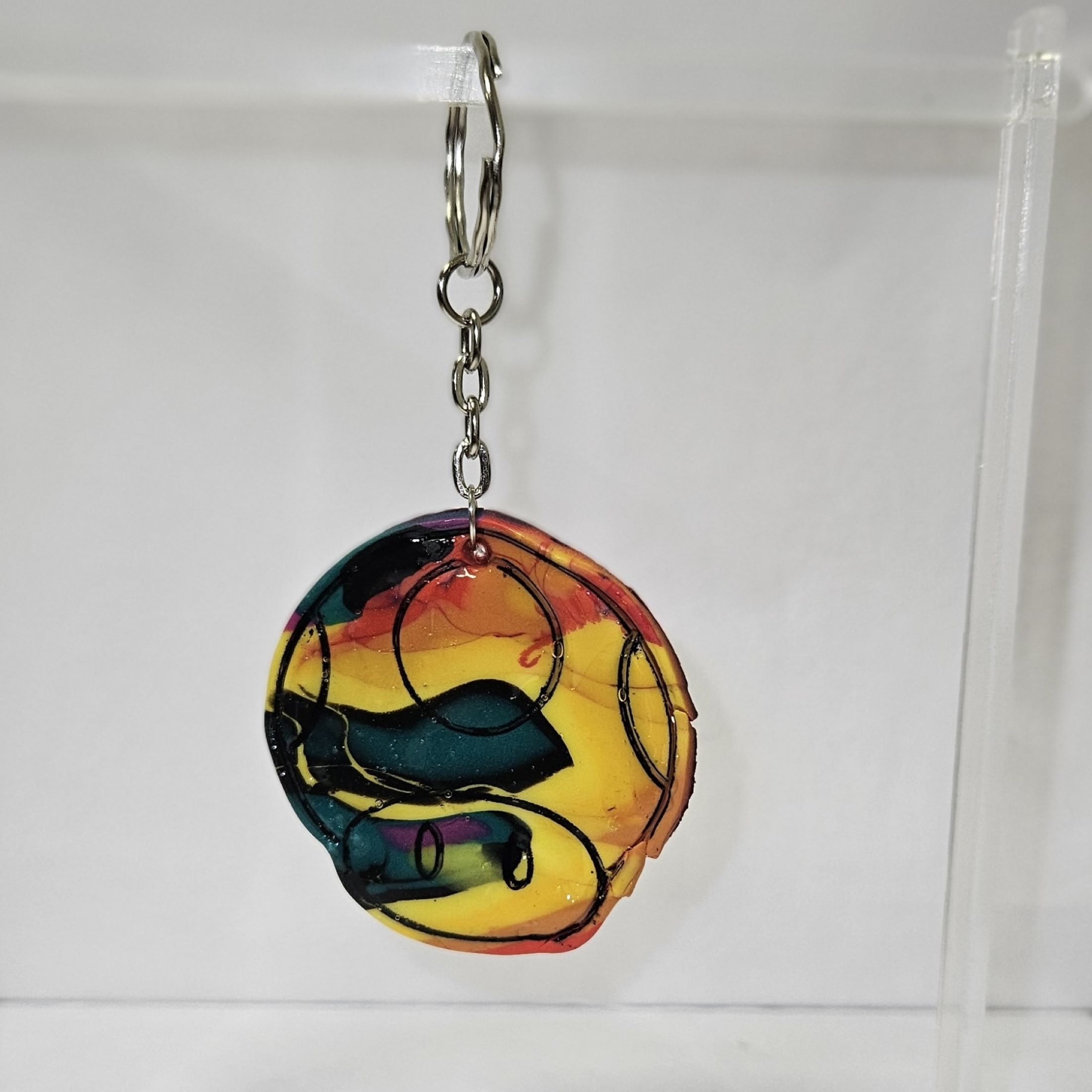 Porte Clé Toad multicolore