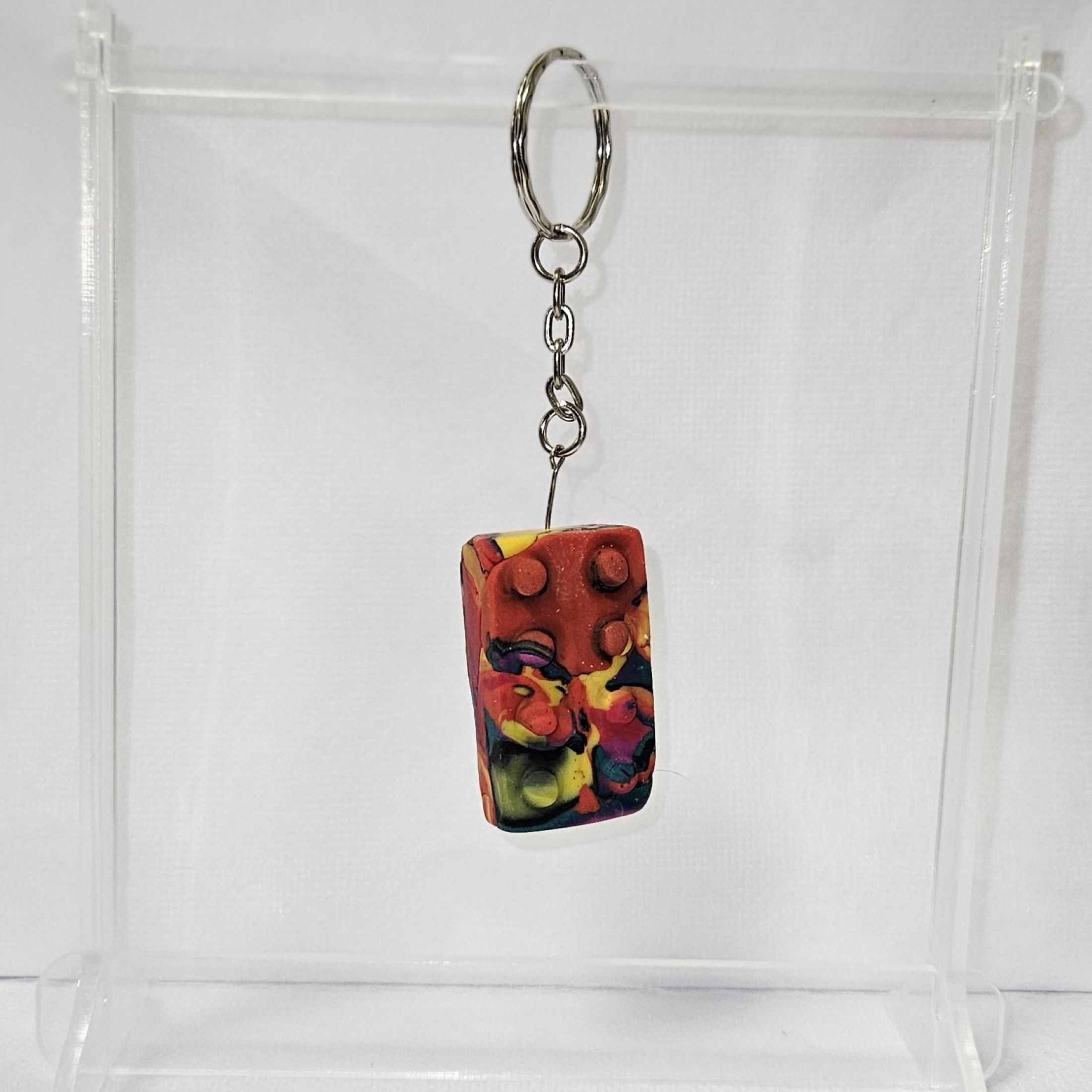 Porte Clé Lego multicolore