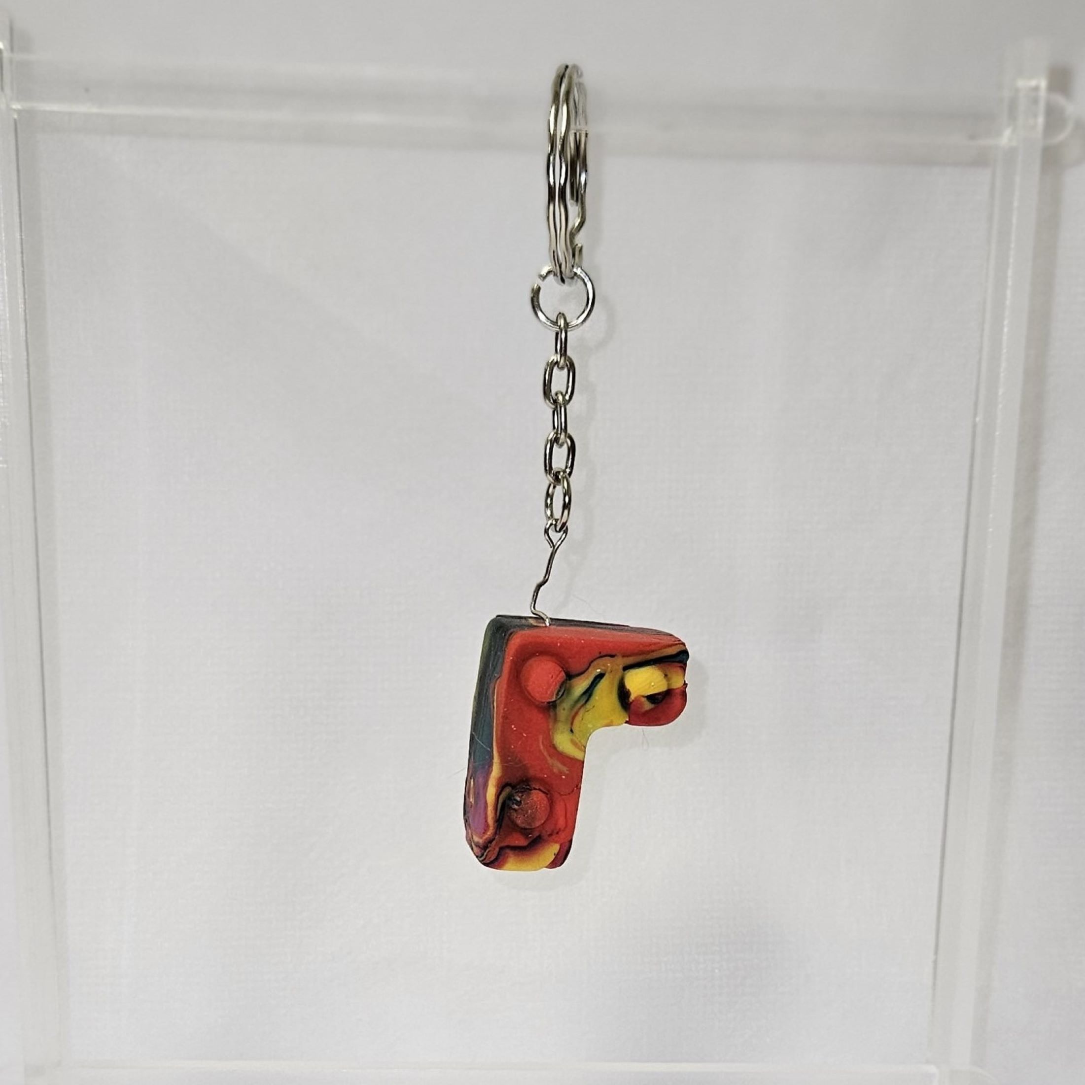 Porte Clé Lego forme L multicolore