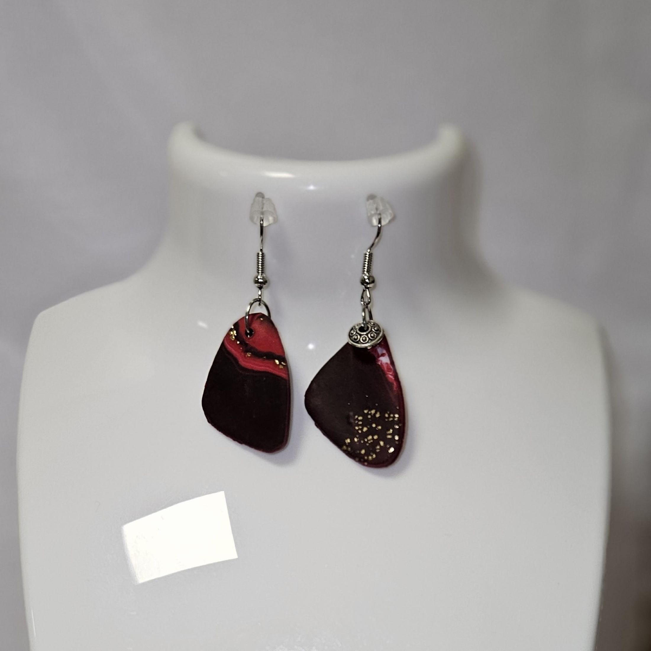 Boucles d'oreilles Dark Pendante