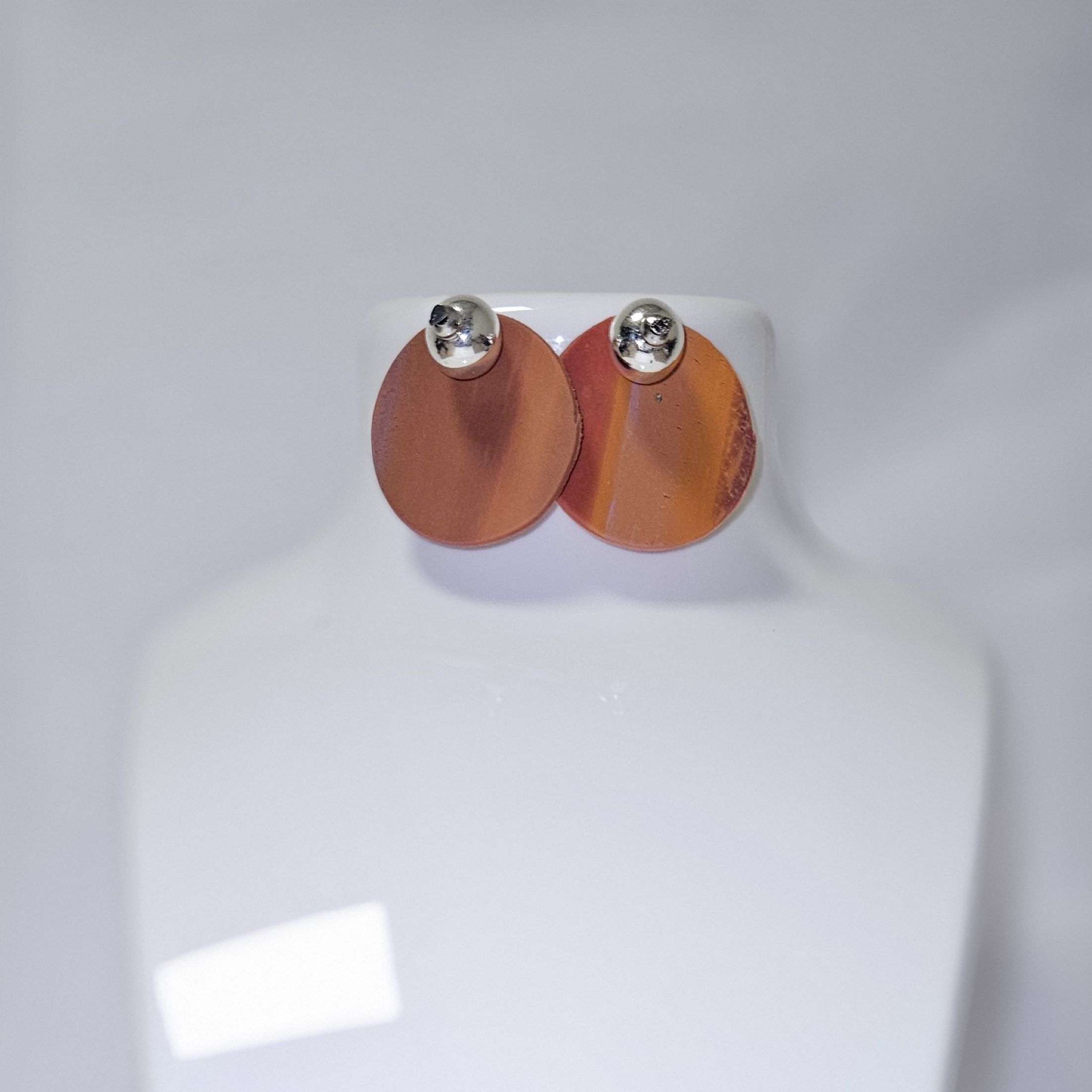 Boucles d'oreilles automnal round