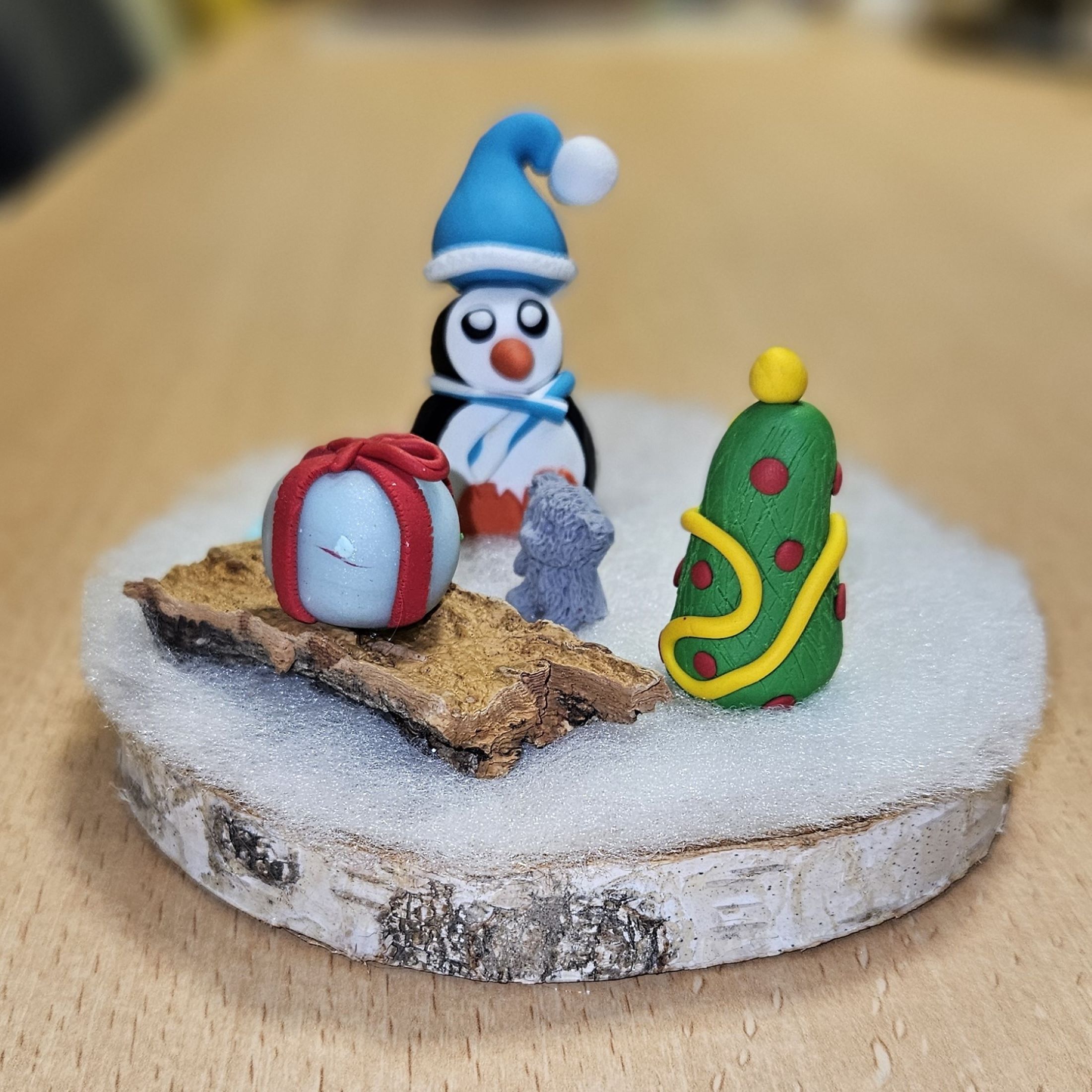 Centre de table Pingouin