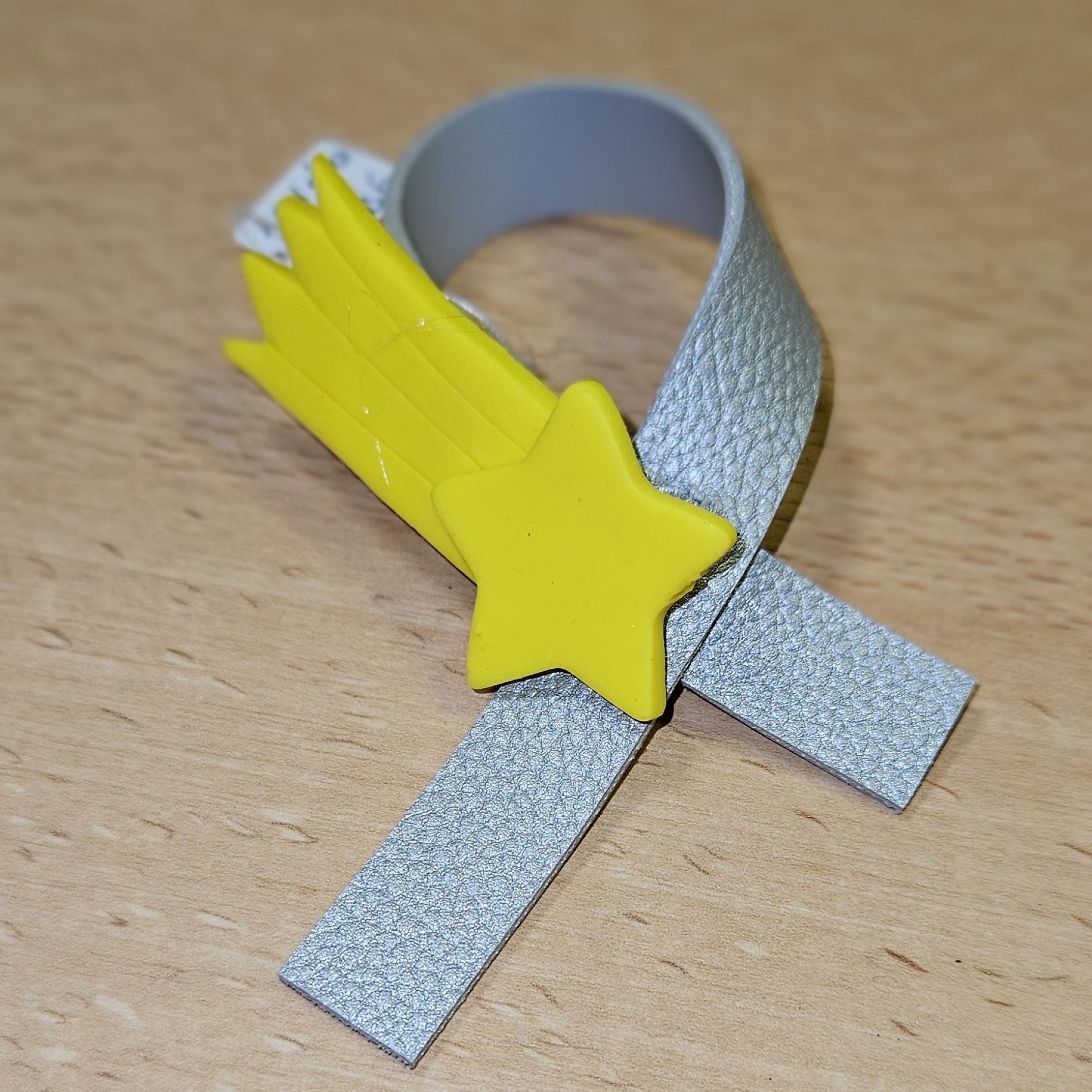 Rond de serviette argenté